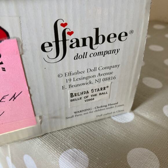 Y2K Effanbee 16" Belle of the Ball Brenda Starr #V2004 (2000) EUC w/Box - Picture 8 of 9